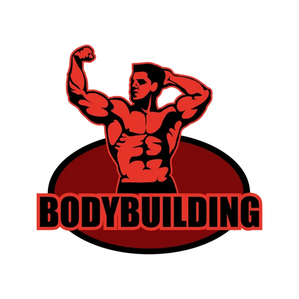 Logo Bodybuilder Fitness — Archivo Imágenes Vectoriales