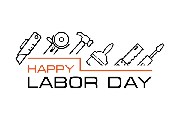 Labor Day koncepció — Stock Vector