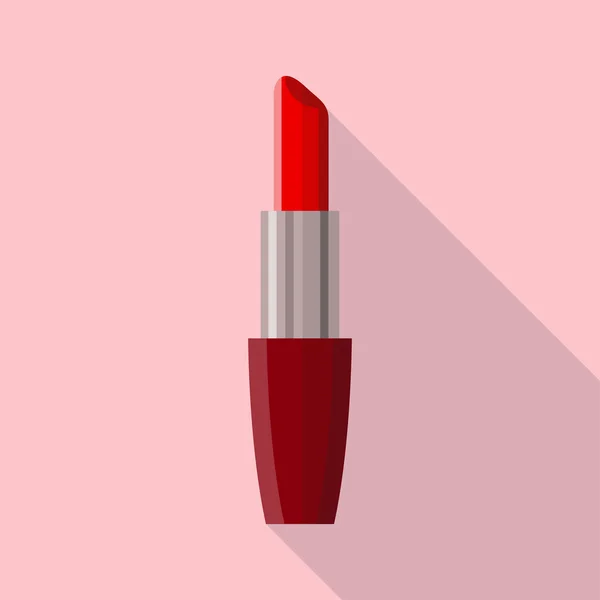 Rouge à lèvres image plat — Image vectorielle
