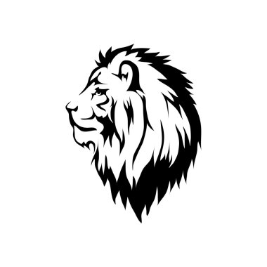 Aslan logo illüstrasyon