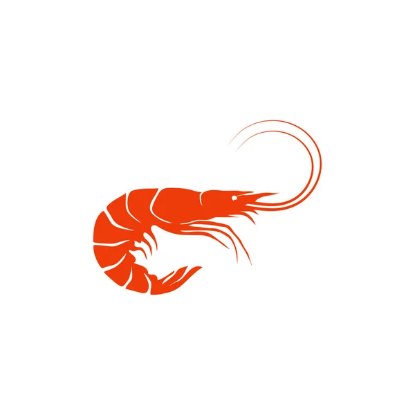 Logo crevettes saumure — Image vectorielle