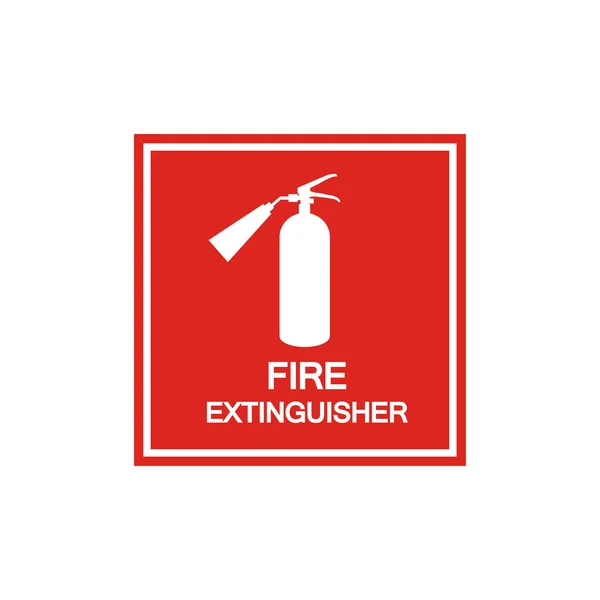 Ilustración del extintor de incendios — Vector de stock