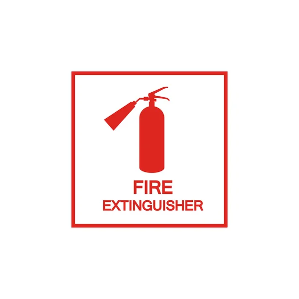 Brandsläckare illustration — Stock vektor