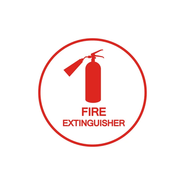 Fire extinguisher illustration — Stock Vector