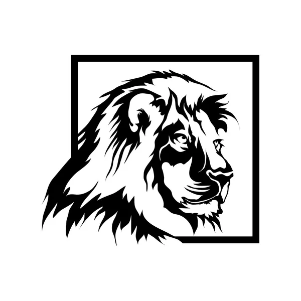 Lion logo illustration — Stock Vector