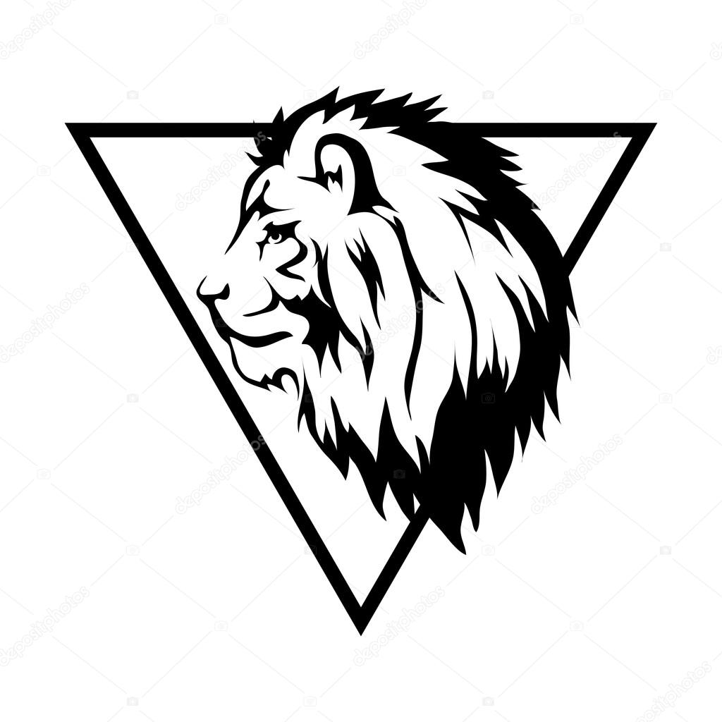 Lion logo illustration