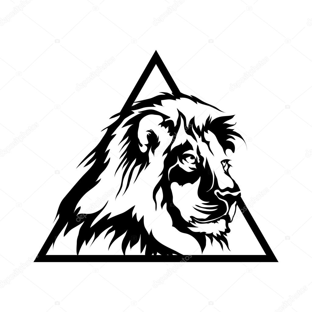 lion logo illustration