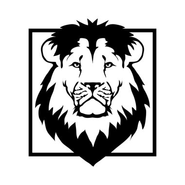 Aslan logo illüstrasyon