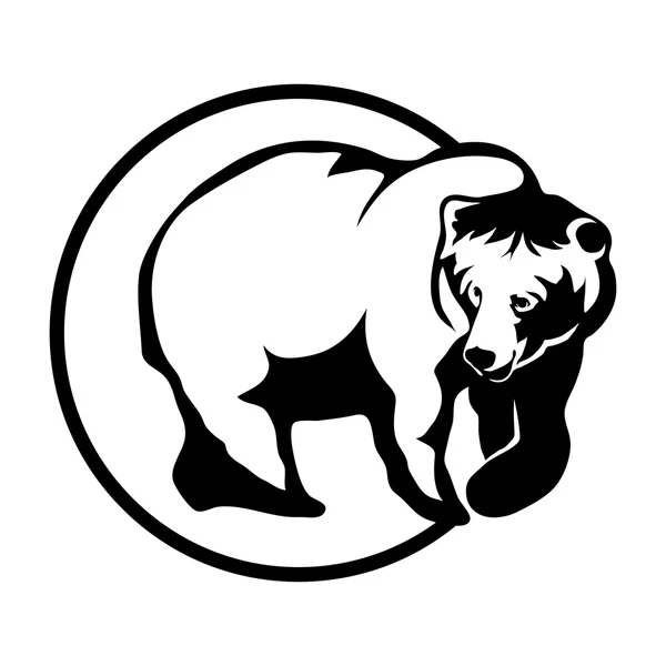 Bärenlogo — Stockvektor