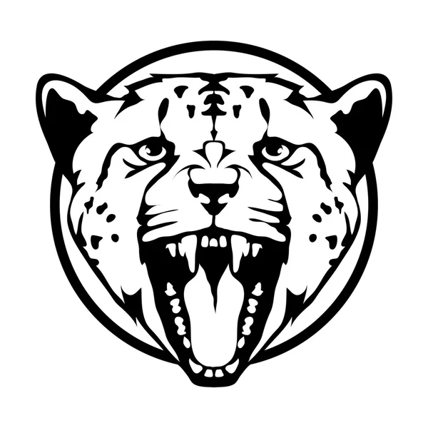 Leoparden-Logo-Illustration — Stockvektor