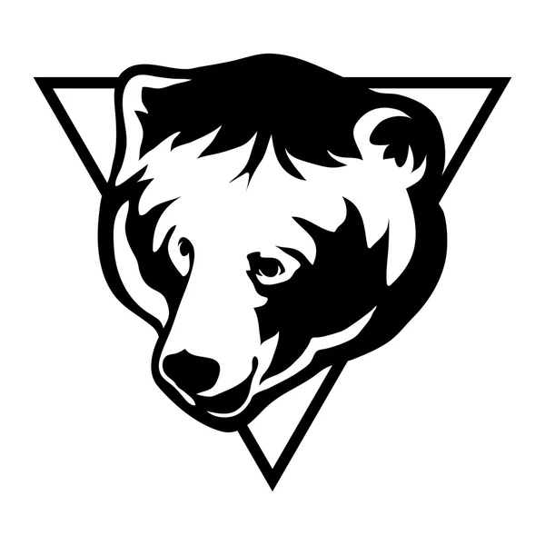 Logo dell'orso selvatico — Vettoriale Stock