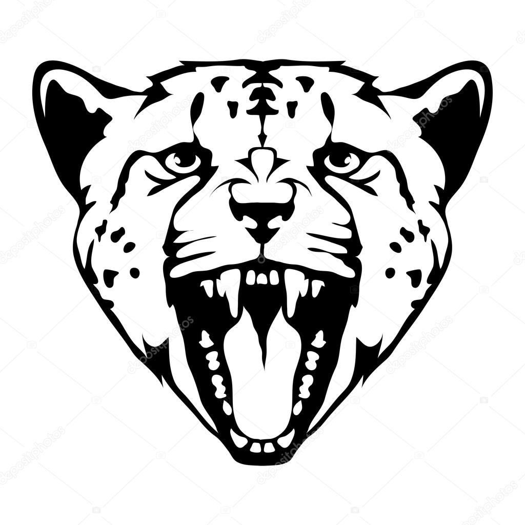 Leopard logo illustration