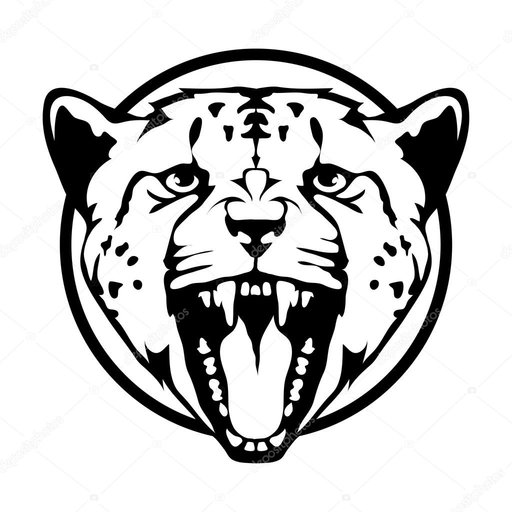 Leopard logo illustration