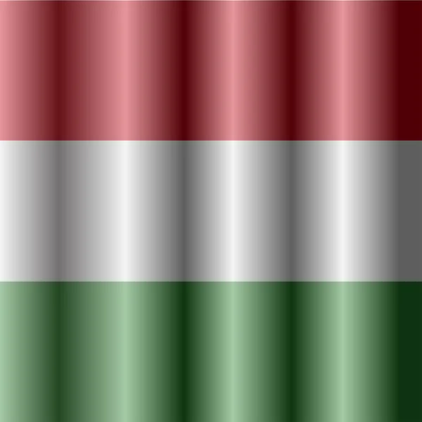 Zászló ország. Magyarország — Stock Vector