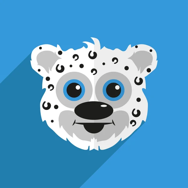 Gepard se dlouhý stín — Stockový vektor