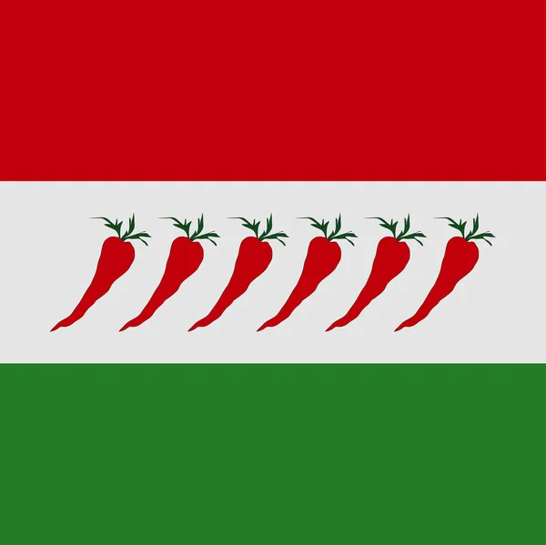 Флаг Венгрии — стоковый вектор