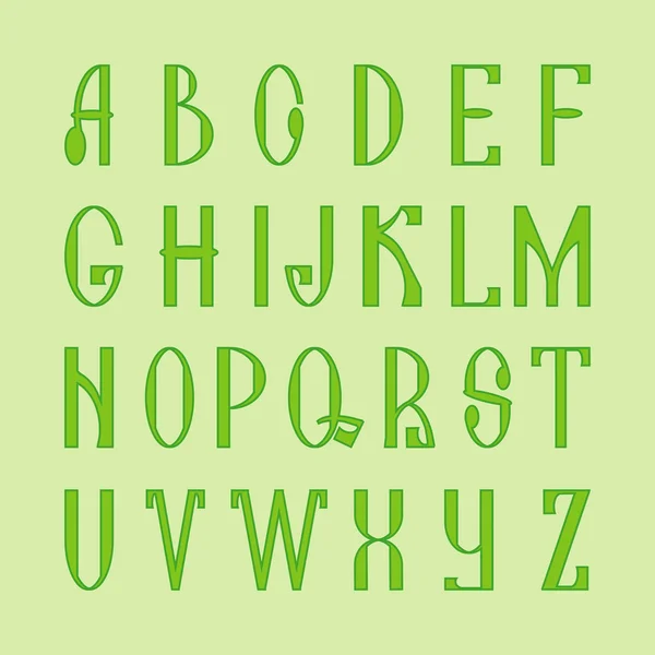 Letras del alfabeto ABC — Vector de stock