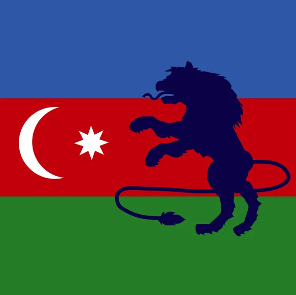 Flag of country Azerbaijan — Stock Vector