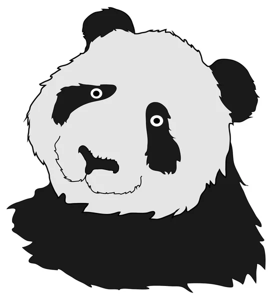 Panda gigante aislado — Archivo Imágenes Vectoriales
