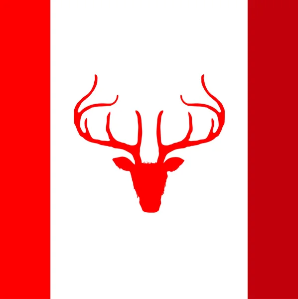 Drapeau du pays avec symbole — Image vectorielle