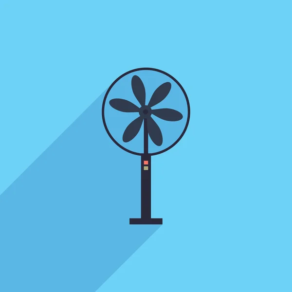 Icône de ventilateur . — Image vectorielle