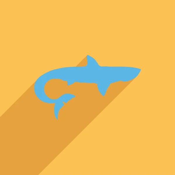 Ikon-ból cápa. — Stock Vector