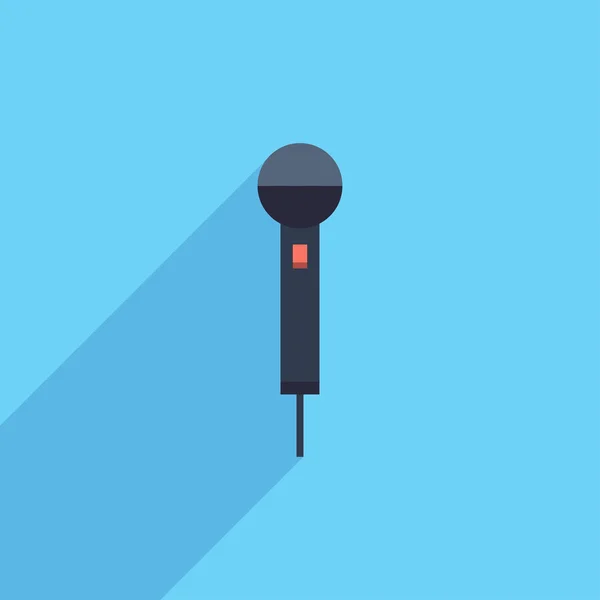 Icon of microphone. — Stock Vector