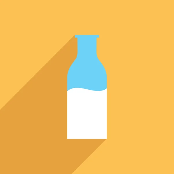 Icône de bouteille de lait — Image vectorielle