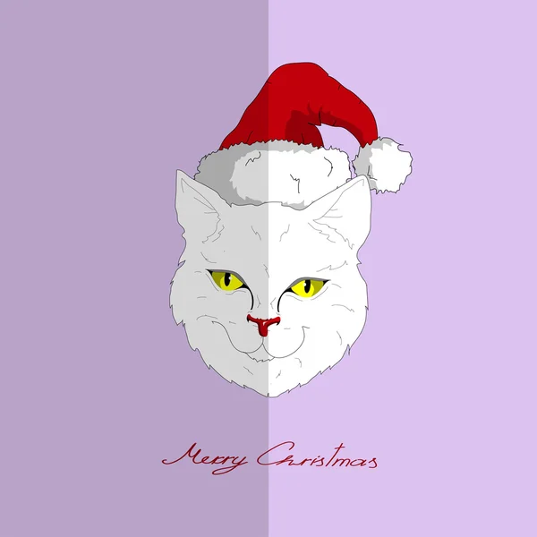 メリー クリスマス動物 — ストックベクタ