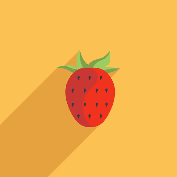Icon of strawberry. — Stock Vector