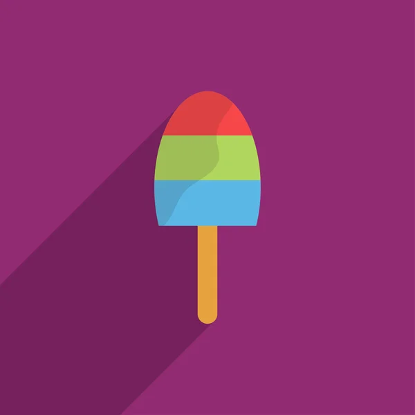 Икона фруктовое мороженое — стоковый вектор