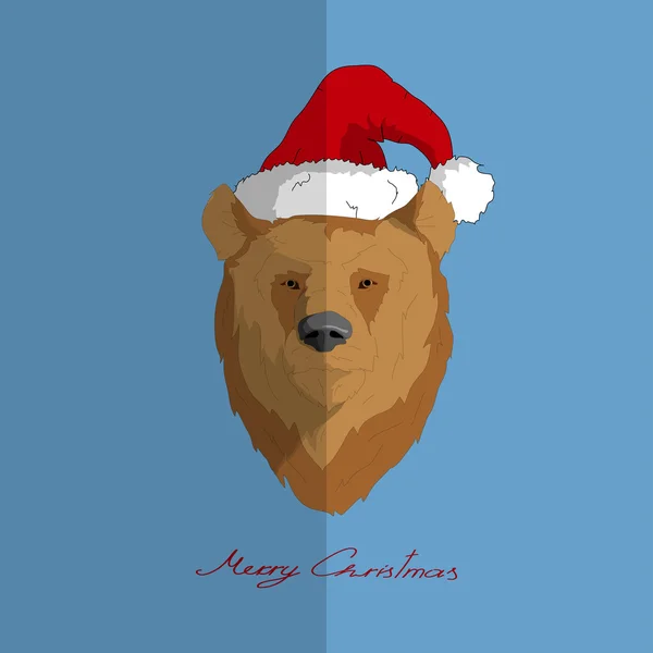 Wesołych Świąt Bożego Narodzenia zwierząt — Wektor stockowy