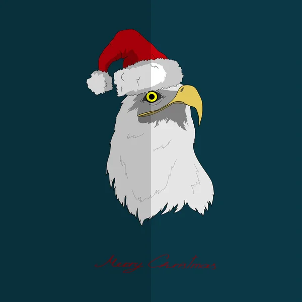 Feliz navidad animal — Vector de stock