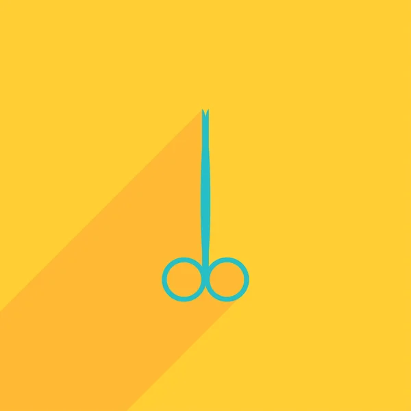 Image of medical scissors — Stock Vector