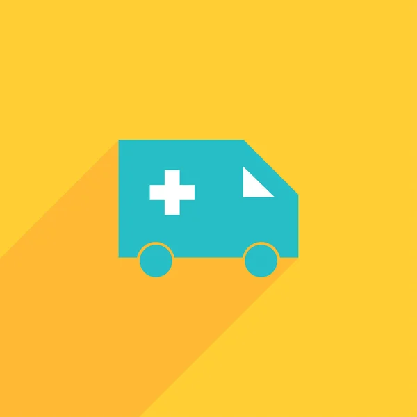Ambulanze immagine piatta — Vettoriale Stock