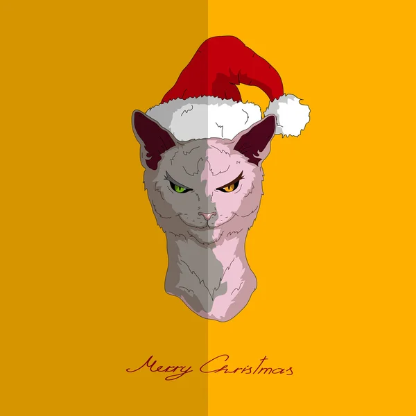 メリー クリスマス動物 — ストックベクタ