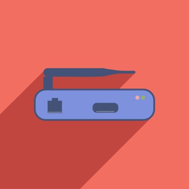 İnternet modem simgesini