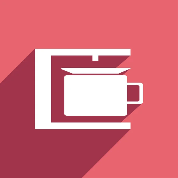 Icon fra kaffemaskin – stockvektor