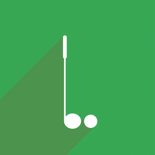 Balle de golf Putter — Image vectorielle