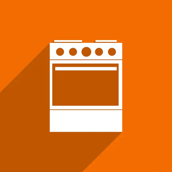Icône de cuisinière à gaz — Image vectorielle