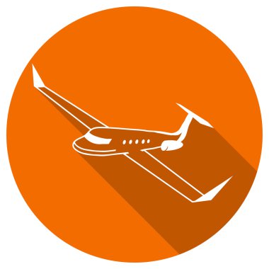 Uçağının düz simgesi