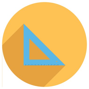 Cetvelin düz simgesi