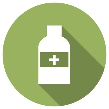 Simge, ilaç ile kavanozu