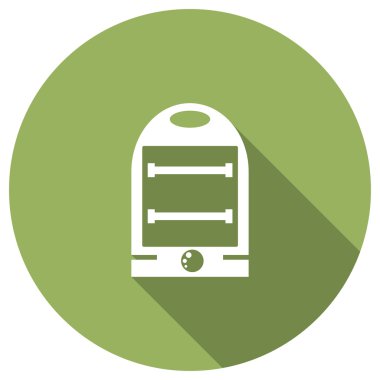 Isıtıcı düz simgesi