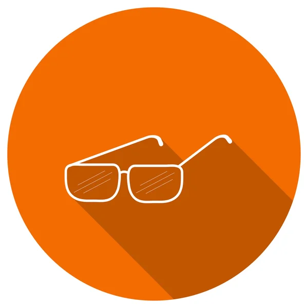 Ícone plano de óculos de sol — Vetor de Stock