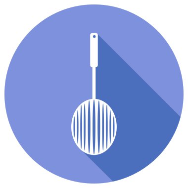 Mutfak spatula düz simgesi