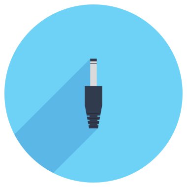 Bilgisayarın düz simgesi takın