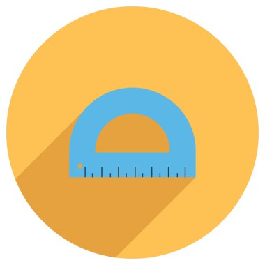 Cetvelin düz simgesi