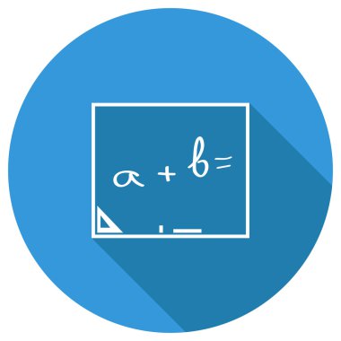 Okul yönetimi, düz simgesi