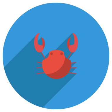 Düz simgesi Kırmızı yengeç